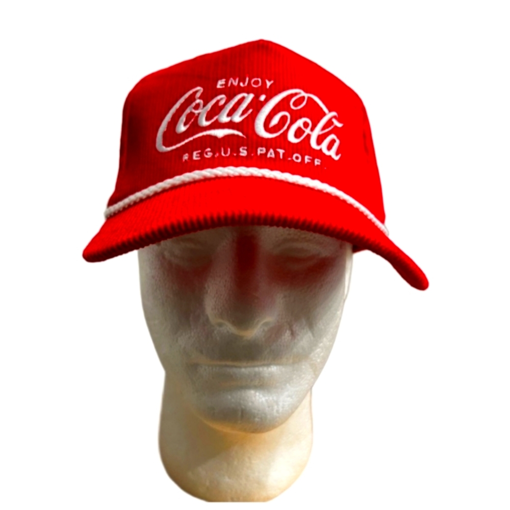 NWT Unisex Coca-Cola MAD Engine Corduroy Snapback Cap - Picture 5 of 6